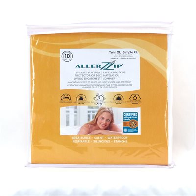AllerZip Double 54 X 75 X 13, Anti-acariens