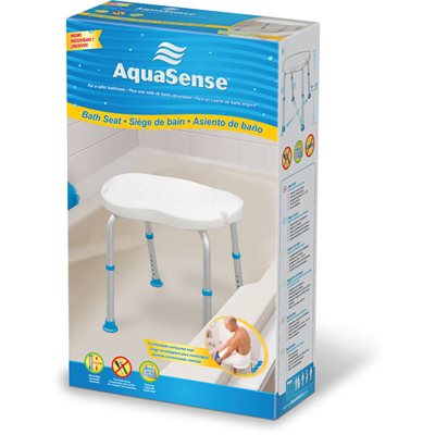 Siège de baignoire ajustable sans dossier (Ergonomique)